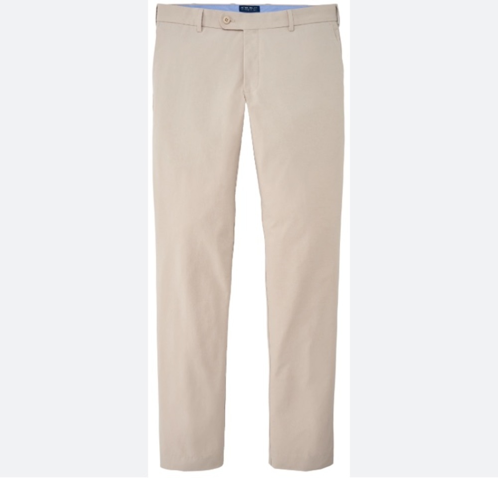 Peter‎ Millar Men’s Wicking Performance Wear Khaki Golf Chinos-Size 34/34